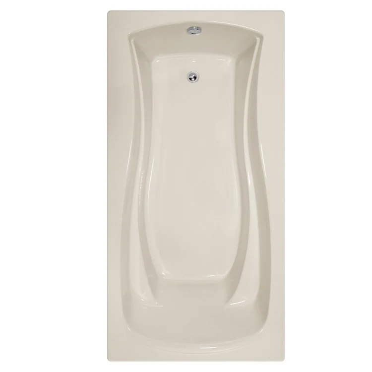 Air Tub Designer Collection Charlotte Drop-In Bone Rectangle 6 Jet Acrylic 72 x 36 x 18-1/2 Inch