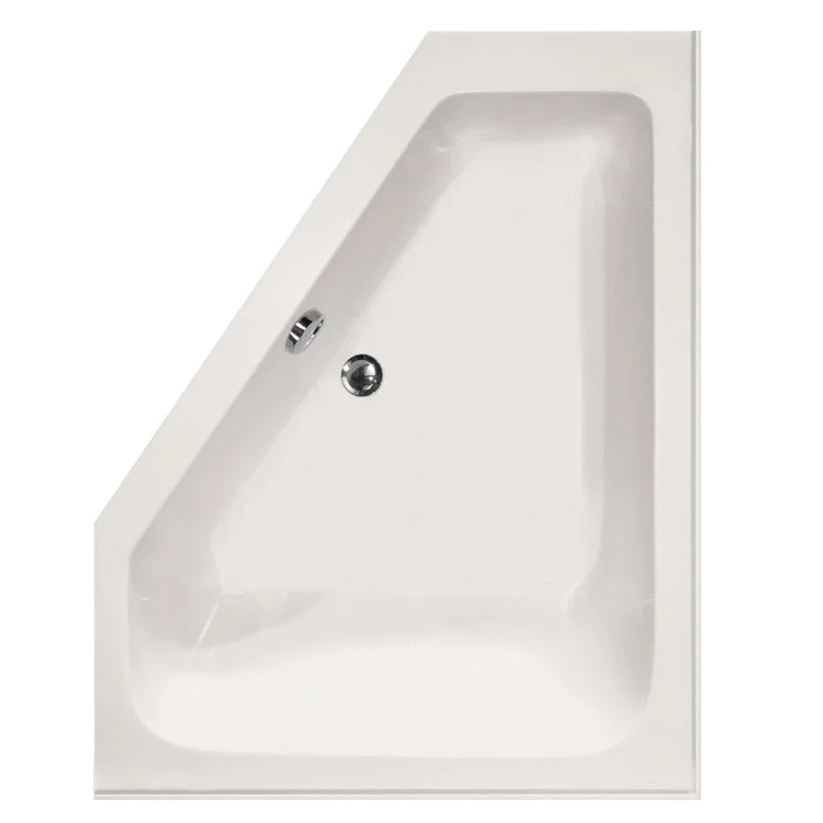 Air Tub Designer Collection Courtney Drop-In White Corner 6 Jet Acrylic 60 x 48 x 21 Inch