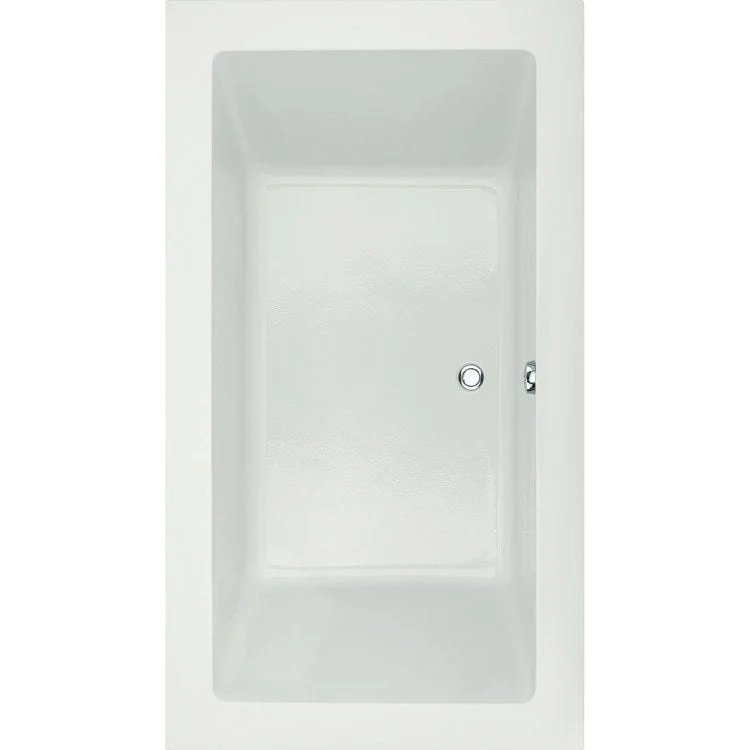 Air Tub Designer Collection Danika Drop-In White Rectangle Acrylic 73 x 41 x 21 Inch