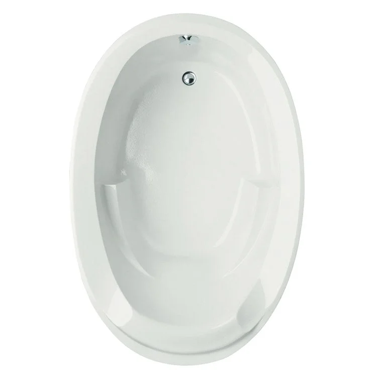 Air Tub Designer Collection Deanna Drop-In White Oval 6 Jet Acrylic 60 x 36 x 22 Inch