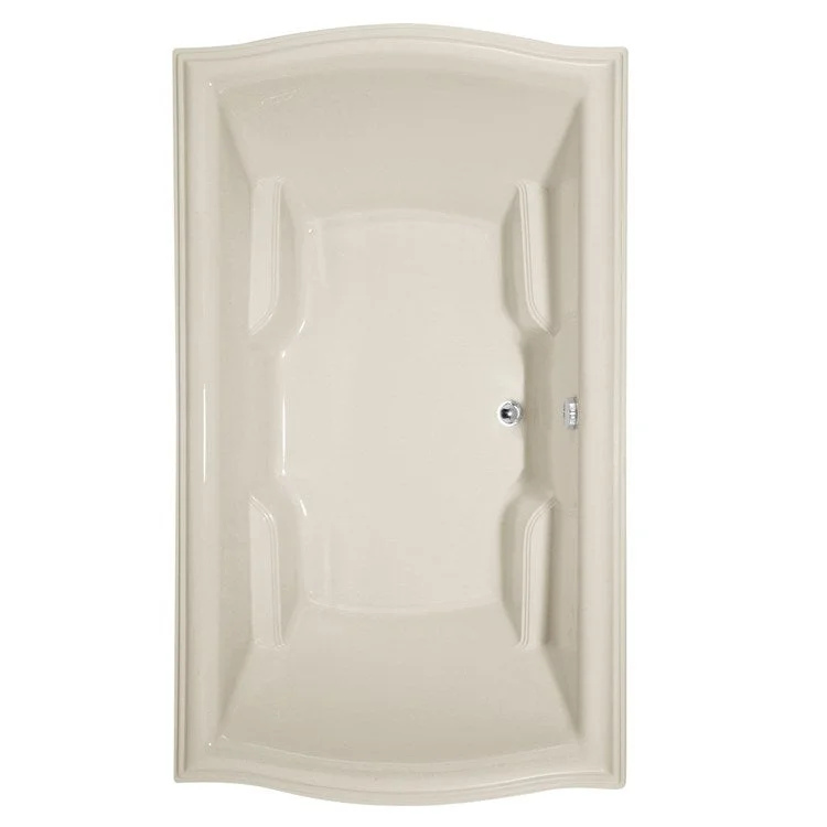 Air Tub Designer Collection Debra Drop-In Bone Rectangle 8 Jet Acrylic 72 x 42 x 22-1/2 Inch