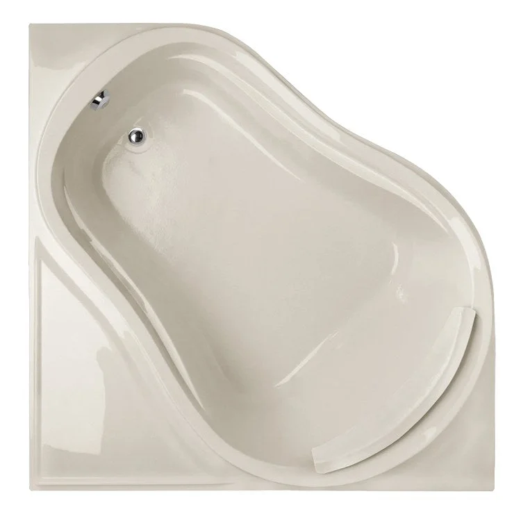 Air Tub Designer Collection Eclipse Drop-In Bone Oval 8 Jet Acrylic 64 x 64 x 21 Inch