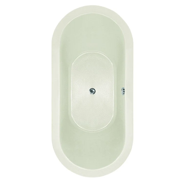 Air Tub Designer Collection Elle Drop-In Biscuit Oval 6 Jet Acrylic 72 x 32 x 18 Inch