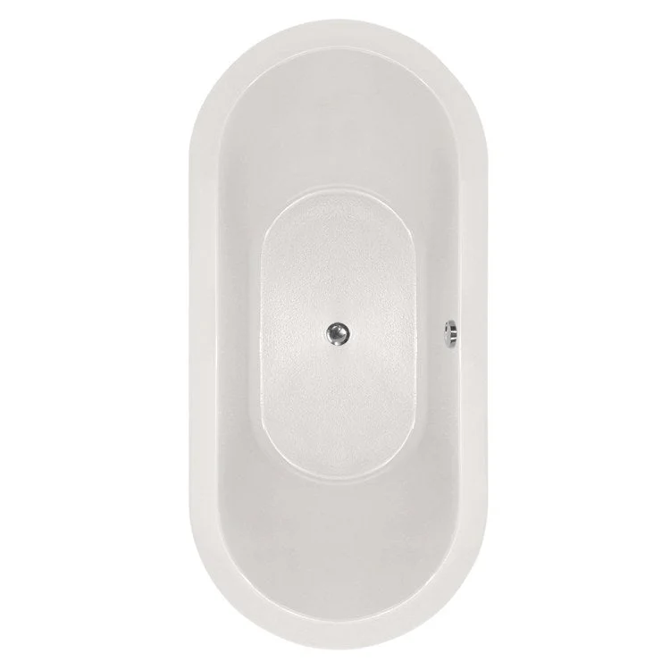 Air Tub Designer Collection Elle Drop-In White Oval 6 Jet Acrylic 72 x 32 x 18 Inch