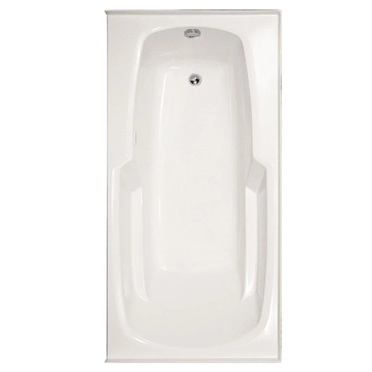 Air Tub Designer Collection Entre Drop-In Left Drain White Rectangle 6 Jet 60 x 32 x 18 Inch