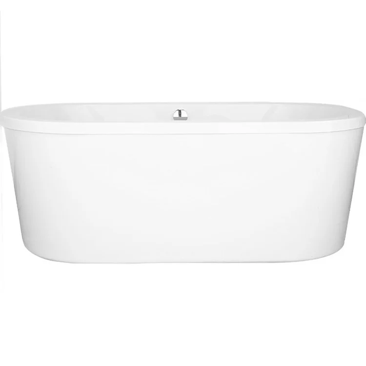 Air Tub Designer Collection Estee Freestanding White Oval Acrylic 66 x 32 x 24 Inch