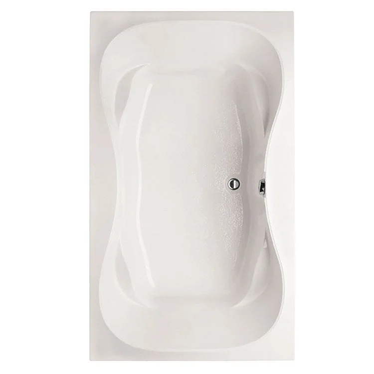 Air Tub Designer Collection Evansport Drop-In White Rectangle 8 Jet Acrylic 72 x 42 x 21-1/2 Inch