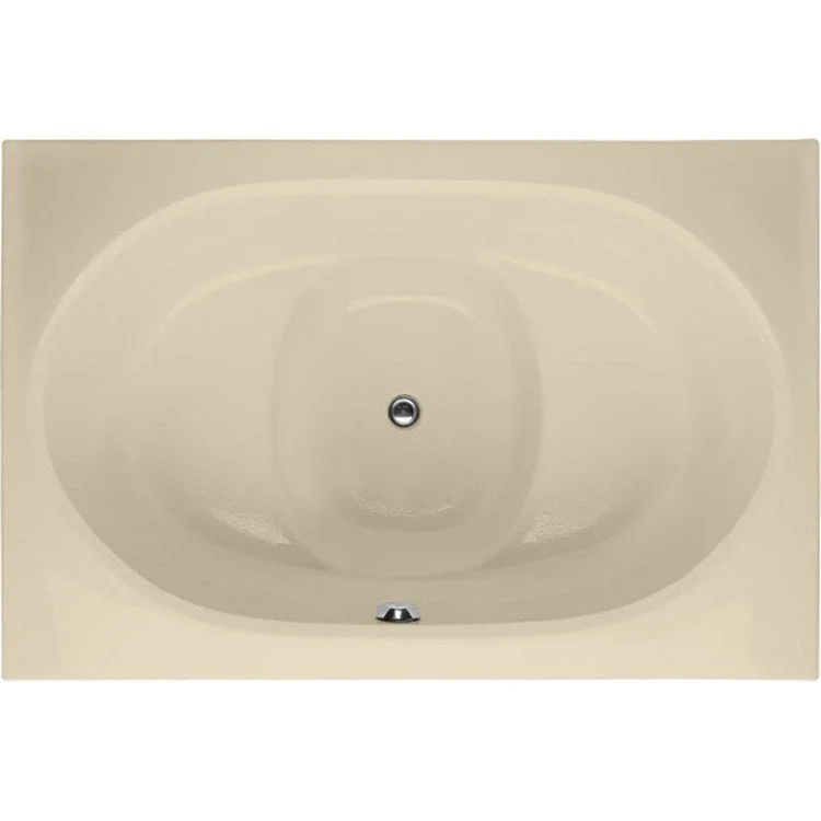 Air Tub Designer Collection Fuji Drop-In Bone Rectangle/Round 8 Jet Acrylic 60 x 40 x 26 Inch