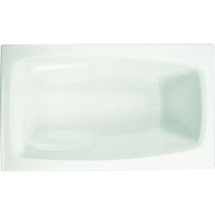 Air Tub Ston Collection Granite Drop-In White Rectangle 6 Jet Hydroluxe SS 54 x 31 x 16-1/2 Inch