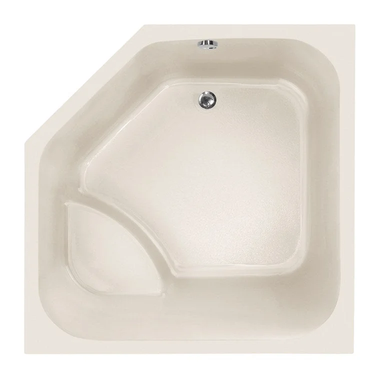 Air Tub Designer Collection Katarina Drop-In Biscuit Corner 10 Jet Acrylic 69 x 69 x 26 Inch