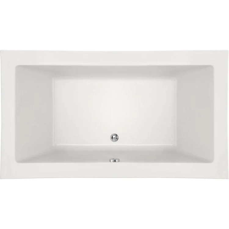 Air Tub Designer Collection Lacey Drop-In Biscuit Rectangle 8 Jet Acrylic 72 x 54 x 15 Inch