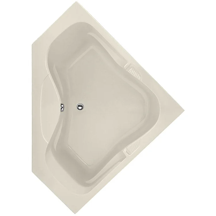 Air Tub Designer Collection Lara Drop-In Biscuit Corner 6 Jet Acrylic 60 x 60 x 18-1/2 Inch