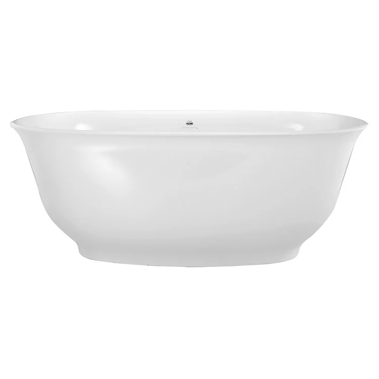 Air Tub Metro Collection Liberty Freestanding White Oval Hydroluxe SS 63 x 32 x 24 Inch