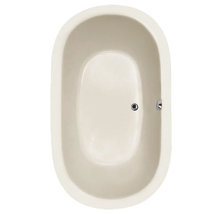 Air Tub Designer Collection Lorraine Drop-In Bone Oval 8 Jet Acrylic 60 x 42 x 22 Inch