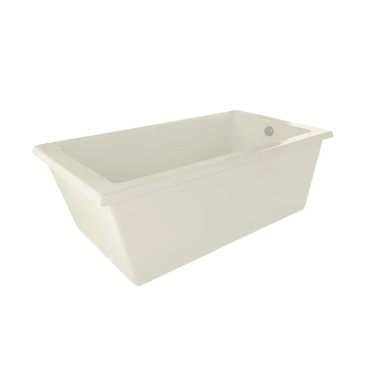 Air Tub Designer Collection Lucy Freestanding Biscuit Rectangle Acrylic 66 x 36 x 23-1/2 Inch