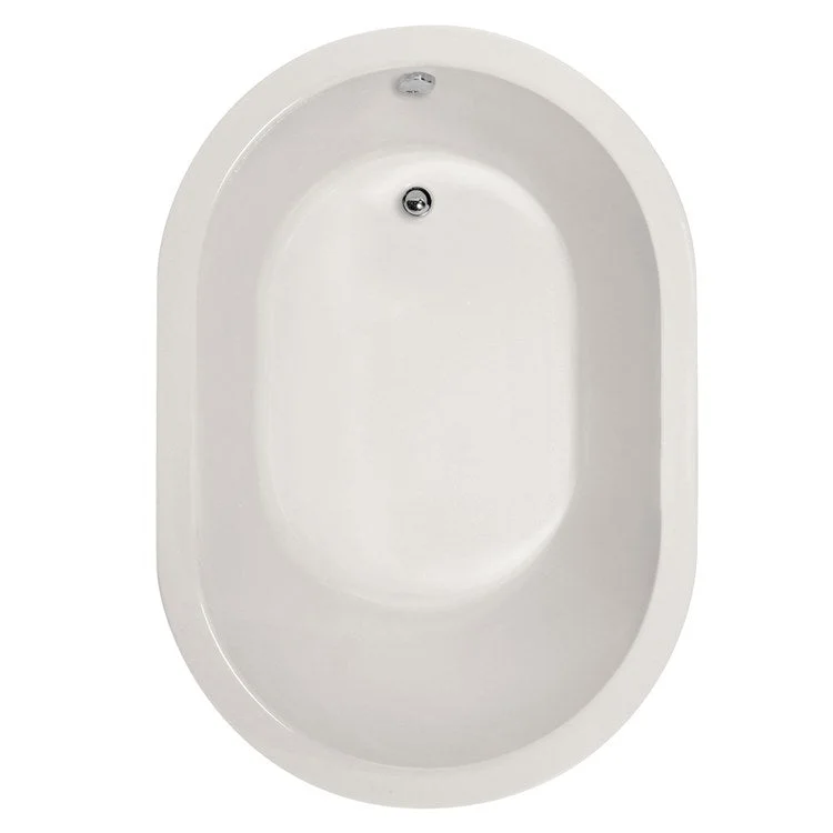 Air Tub Designer Collection Malia Drop-In White Oval 6 Jet Acrylic 60 x 32 x 21 Inch