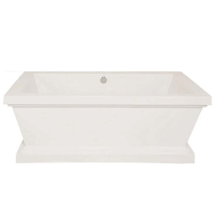 Air Tub Designer Collection Da Vinci Freestanding White Rectangle Acrylic 70 x 36 x 25 Inch