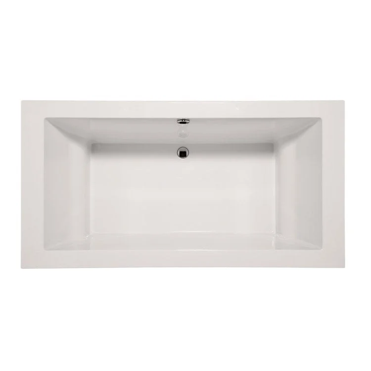 Air Tub Designer Collection Mellenie Drop-In White Rectangle 6 Jet Acrylic 70 x 36 x 22-1/2 Inch