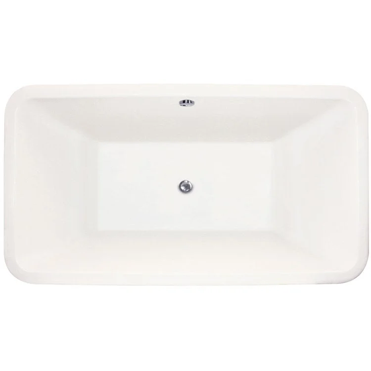 Air Tub Designer Collection Natasha Drop-In White Rectangle 6 Jet Acrylic 66 x 36 x 23 Inch