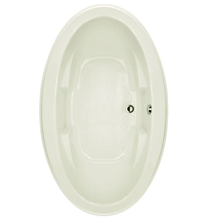 Air Tub Designer Collection Nina Drop-In Biscuit Oval 8 Jet Acrylic 72 x 44 x 22 Inch