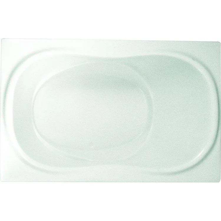 Air Tub Ston Collection Onyx Drop-In Biscuit Oval Hydroluxe SS 74 x 45 x 26 Inch