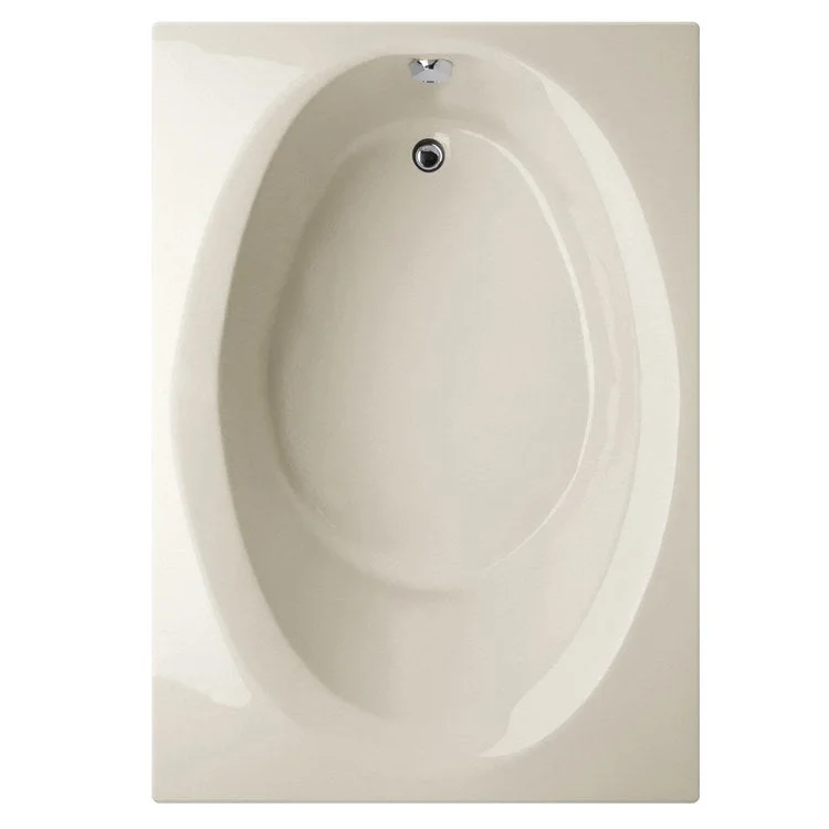 Air Tub Designer Collection Ovation Drop-In Biscuit Oval 6 Jet Acrylic 60 x 42 x 20-1/4 Inch