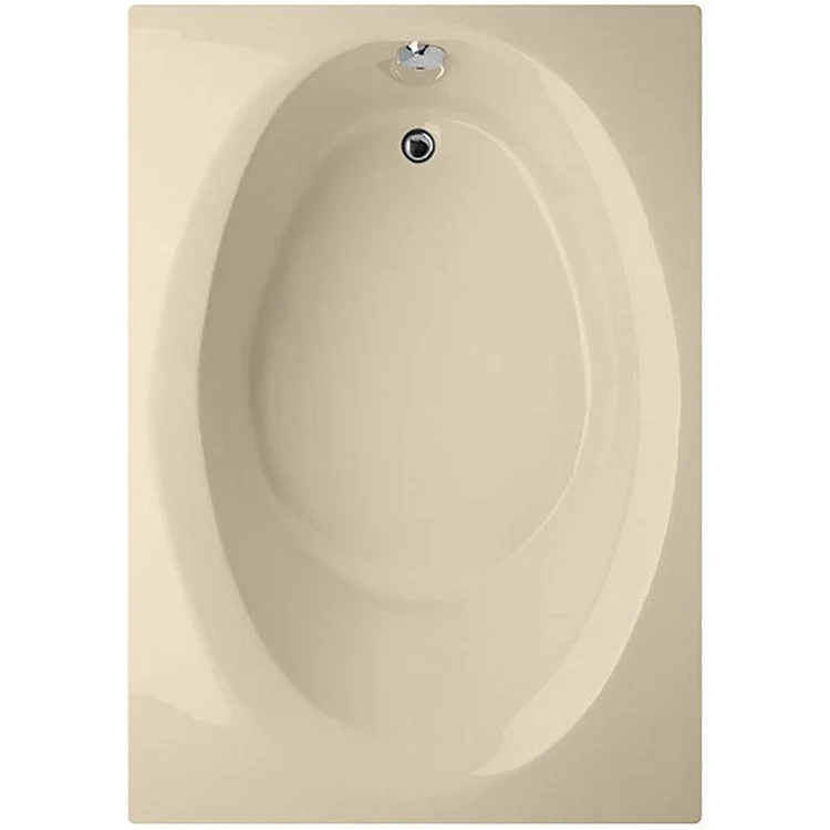 Air Tub Designer Collection Ovation Drop-In Bone Oval 6 Jet Acrylic 71-1/2 x 42-1/2 x 20-1/2 Inch