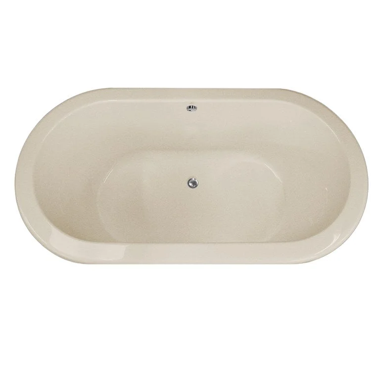 Air Tub Designer Collection Palmer Drop-In Bone Oval 8 Jet Acrylic 66 x 36 x 22 Inch