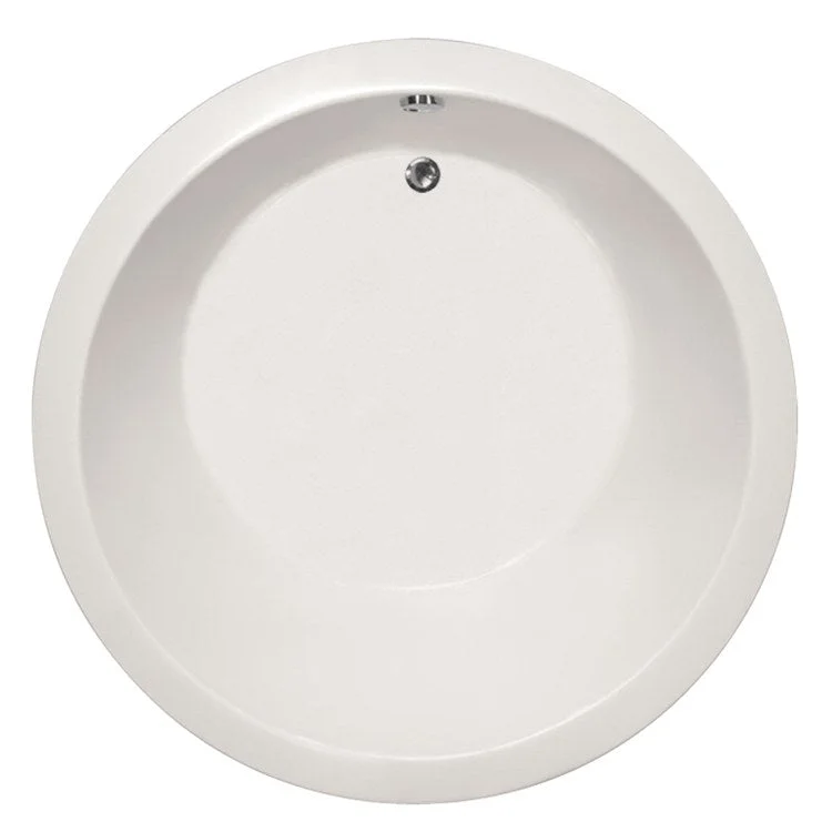 Air Tub Designer Collection Redondo Drop-In White Round 8 Jet Acrylic 69-1/2 x 6-1/2 x 17-3/4 Inch