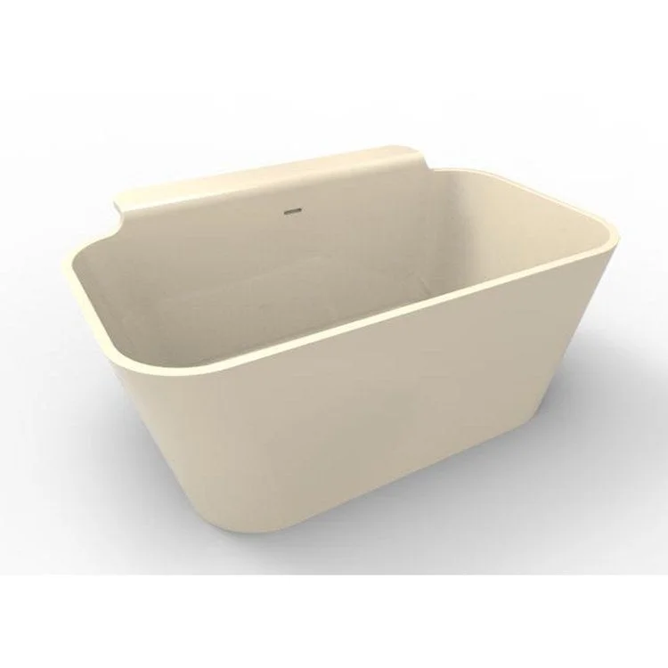 Air Tub Metro Collection Richmond Freestanding Biscuit Rectangle Hydroluxe SS 57 x 36 x 24 Inch