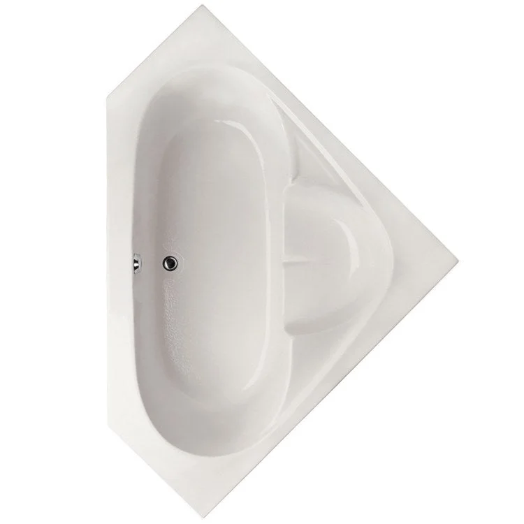 Air Tub Designer Collection Rincon Drop-In White Corner 6 Jet Acrylic 59-1/4 x 59-1/4 x 21 Inch