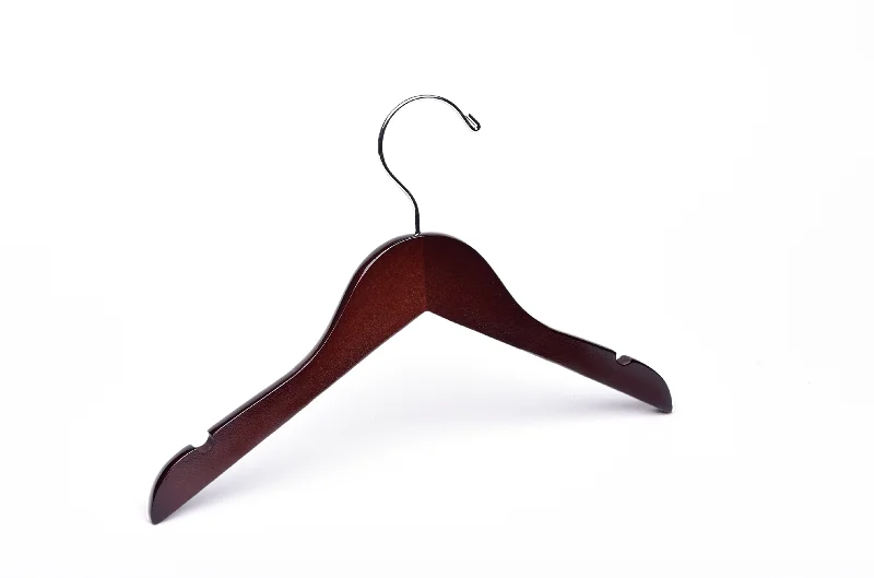 Baby Dark Walnut Wooden Clothes Hangers