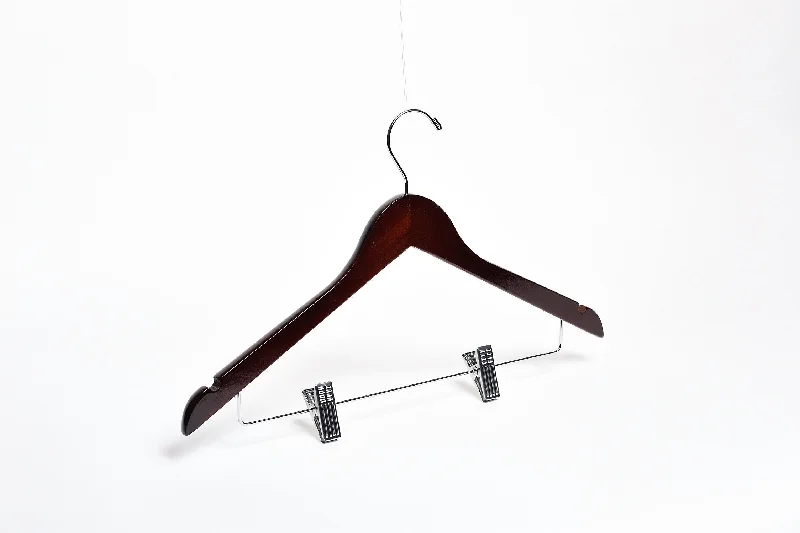 Dark Walnut Wooden Combination Hangers