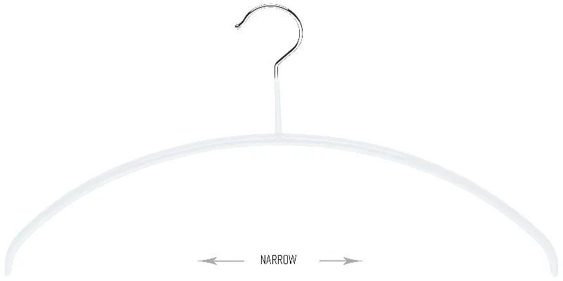 Euro, 36-P, Narrow Hanger, White