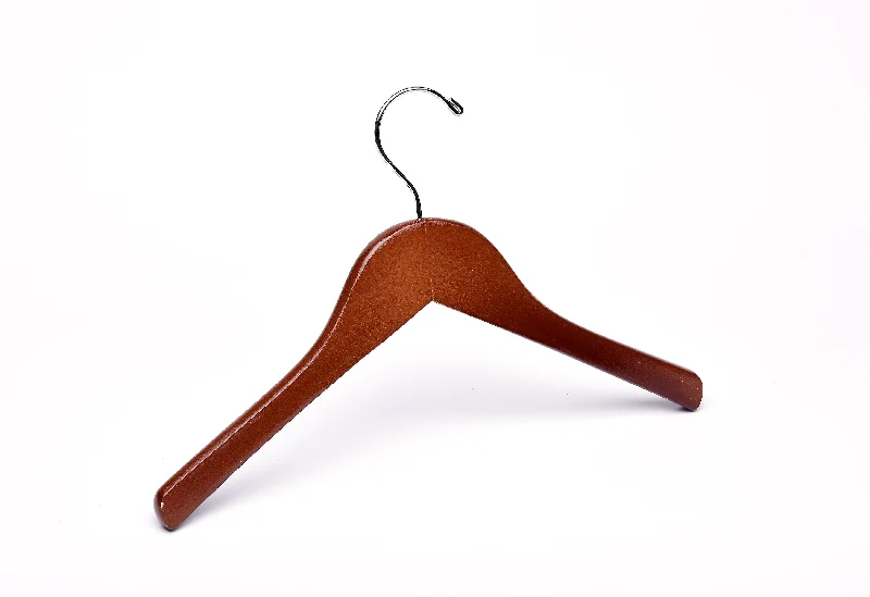 Children's Light Walnut Wooden Clothes Hangers