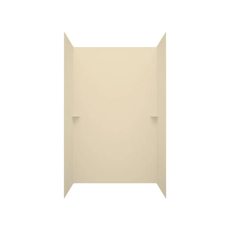 Shower Wall Swanstone Kit Bone 3 Panels 36 x 36 x 72 Inch