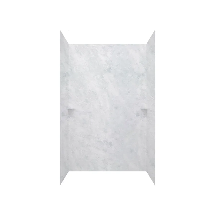 Shower Wall Swanstone Kit Ice 3 Panels 36 x 36 x 72 Inch