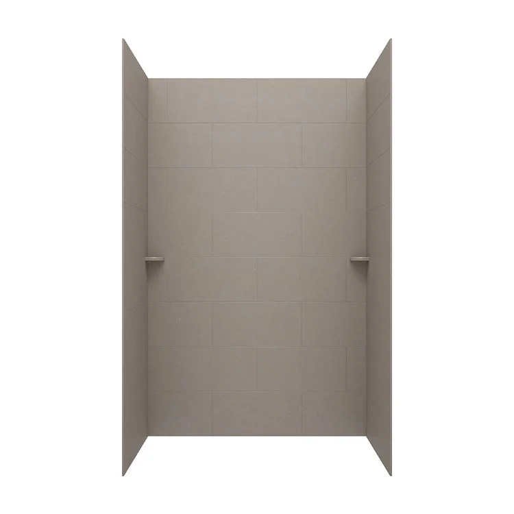 Shower Wall Swanstone Kit Clay 3 Panels 36 x 36 x 72 Inch