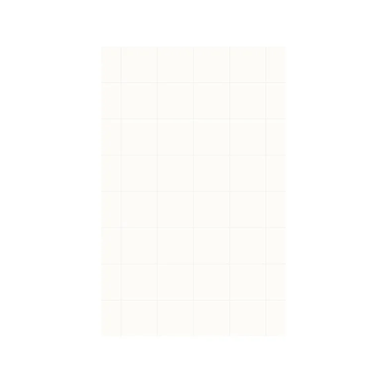 Wall Panel Swanstone Square Tile Single Panel Tahiti White 1 Panel 1/4 x 62 x 96 Inch