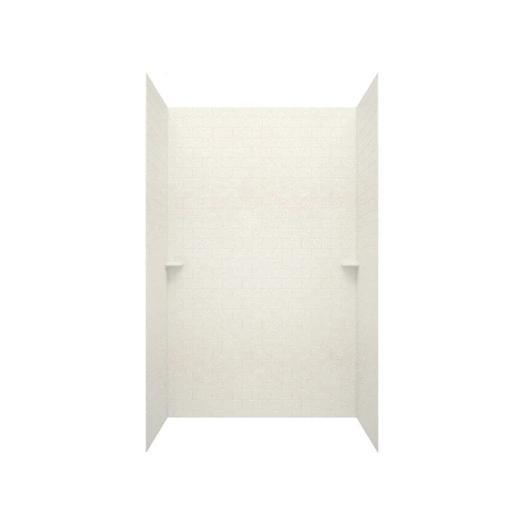 Tub Wall Swanstone Tile Wall Bath Kit 36 x 62 x 72 Inch Tahiti White Swanstone for Tub Replacement 36x72; 62x72 Inch