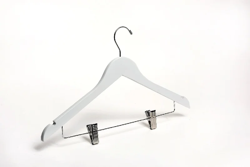 White Wooden Combination Hangers