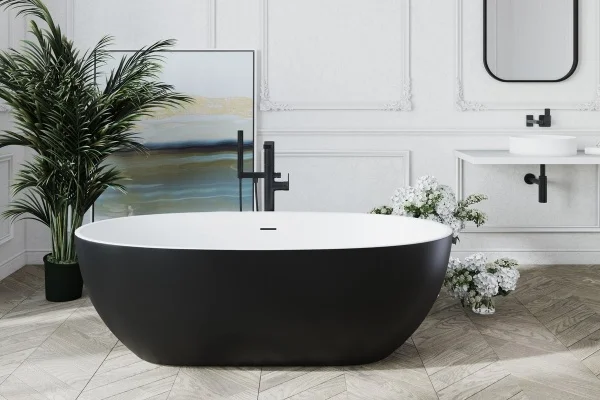 Freestanding Solid Surface Bathtub